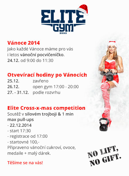 Vánoce 2014 v Elite Gym Brno